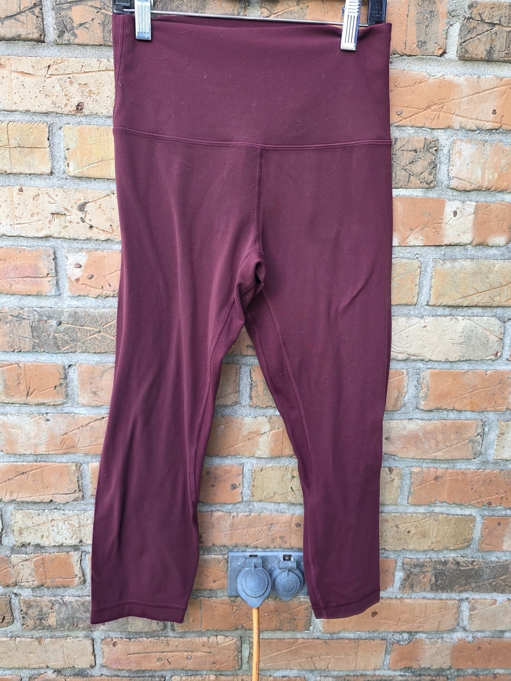 lululemon athletica Burgundy High-Waist Leggings